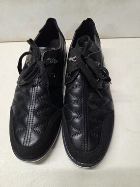 COSIDRAM Mens Black Lace Up Casual Dress Shoes Oxford Sneakers CN42